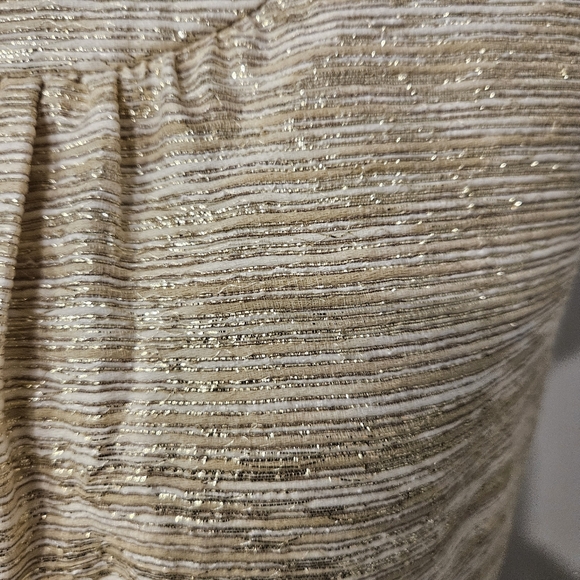 Kate Spade Dorothy Shift Dress Size 0 Starlight Gold Tweed Bow Event Formal Silk - Picture 5 of 16